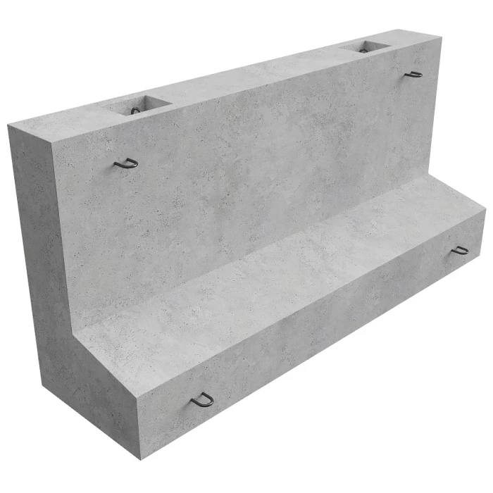 Блок противофильтрационного экрана L-образной формы БЭ-1