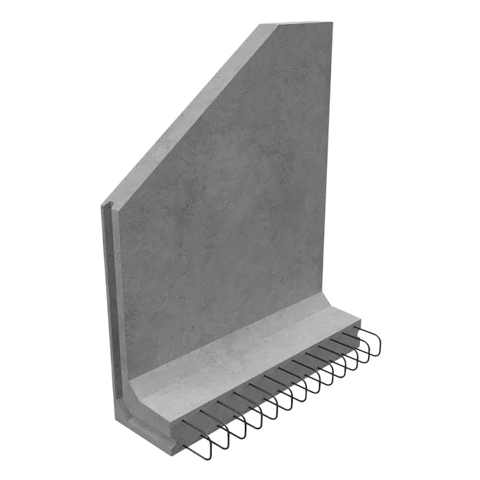 Г-образная конструкция железобетонная НГ 25-2