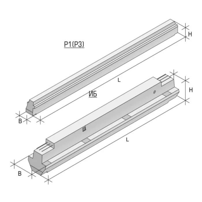 Ригель железобетонный 2Р 4.53-3 С