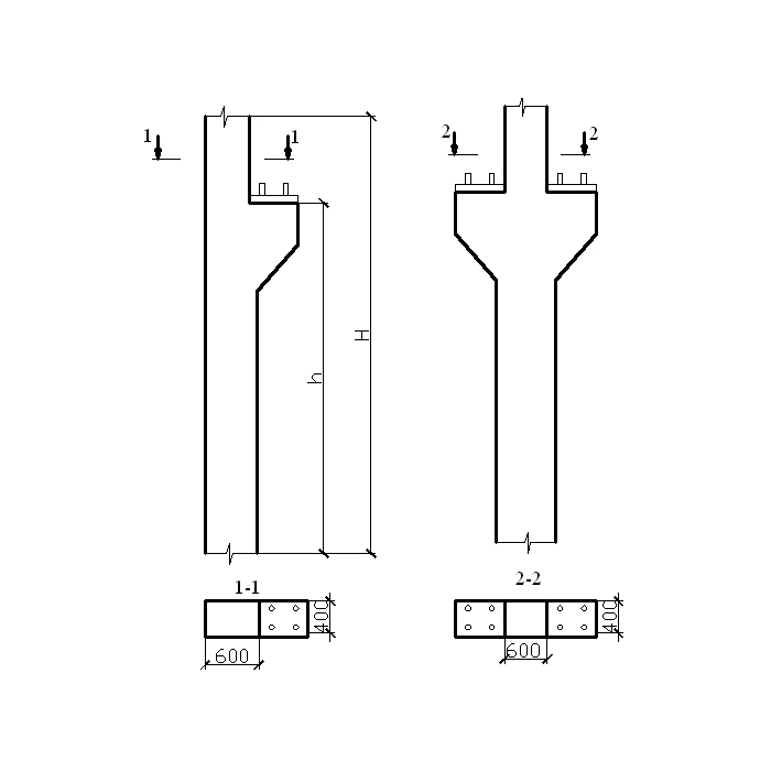 Колонна железобетонная 9к 132-39